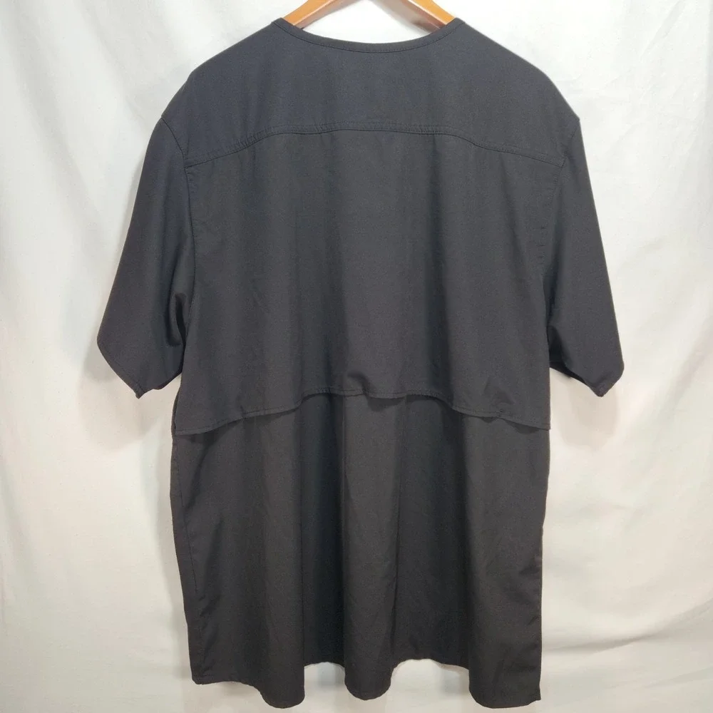 Carhartt Scrub Modern Fit Top Size 2XL Black Unisex Uniform - Picture 2 of 8